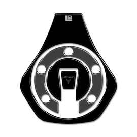 labelbike - 3D Sticker Motorcycle Fuel Cap Keyless Protection and Decoration in Resin Compatible with Yamaha MT-09 2024-2025 Grey