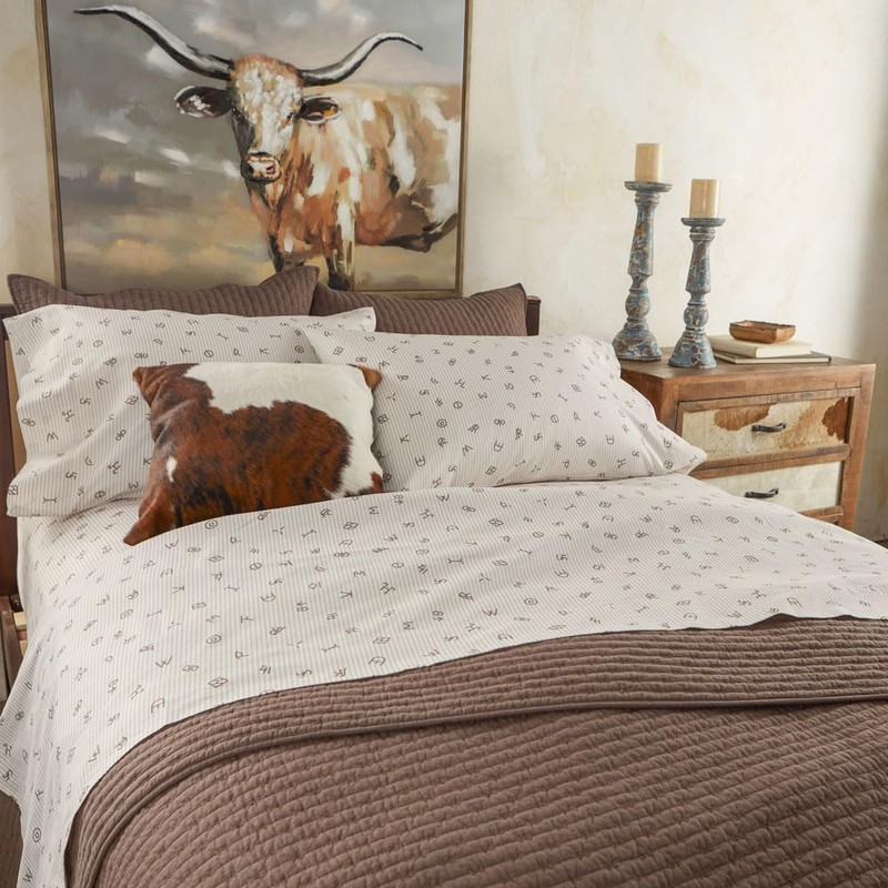 Rod's - Cattle Brands (Sheet Set) - Ticking Stripe -