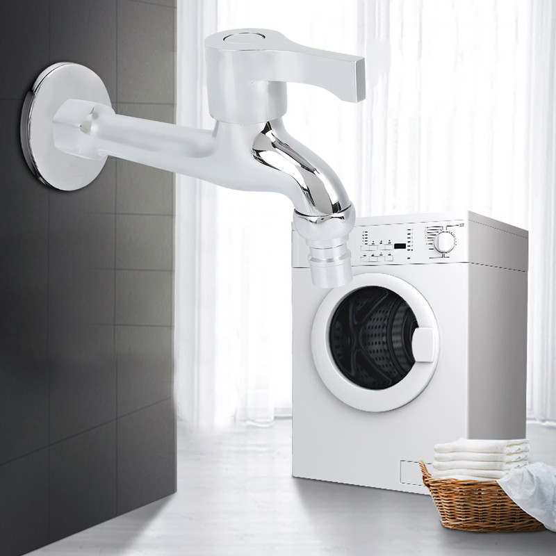 G1/2in Copper Electroplating Single Cold Faucet Washing Machine Faucet Tap