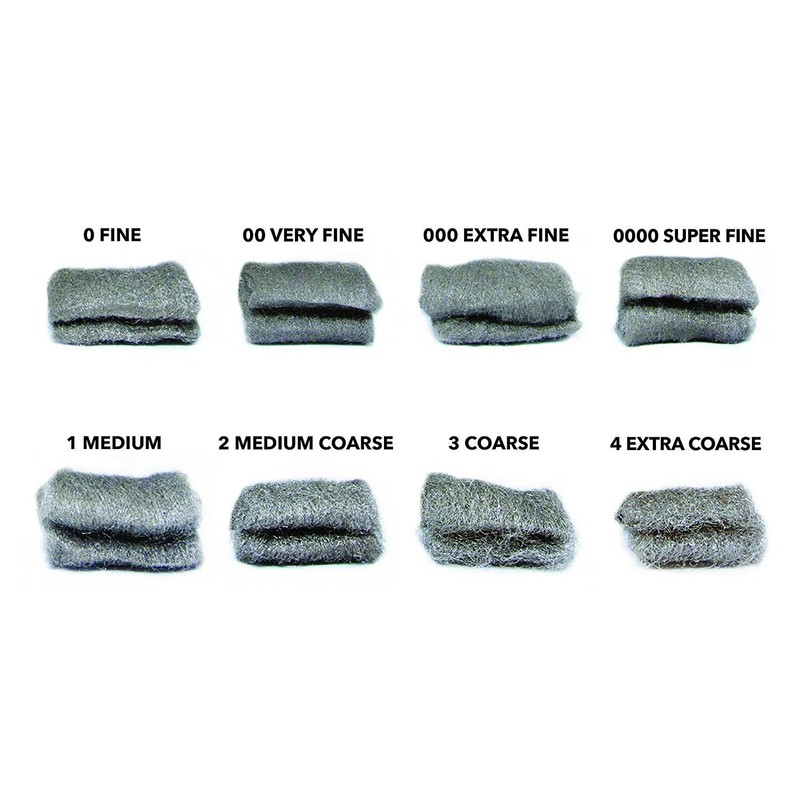 8 Pack #0000 Steel Wool 0320