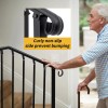 LMYYGOO Steps Wrought Iron Handrail Stair Railing ，2 to 3