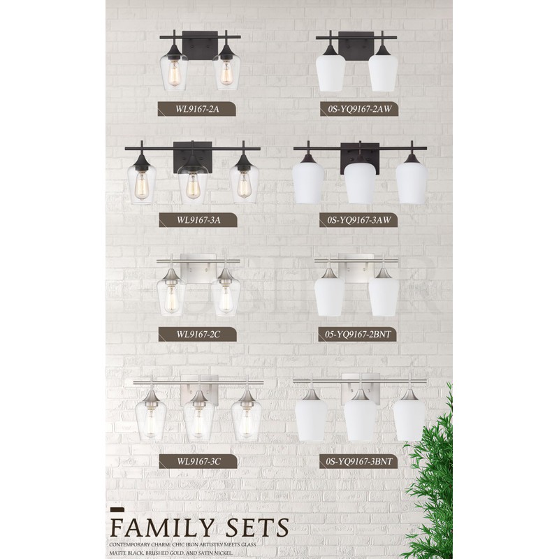 Osimir 3-Light Bathroom Lighting Fixtures Over Mirror, 21" Oil Rubbed