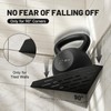 Matte Black Shower Corner Shelf 10-inch 2 Pcs Wall Mount