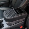 Car Armrest Box Heightening Pad with Storage Box Cup Holder,