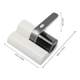 WaShaRoom Bed Vacuum Cleaner, Mattress Cordless Vacuum Cleaner,Handheld Vacuum Cleaner,100W,12V UV & Ultrasonic and High Heating,Handheld Vacuums,for Cleaning Hair from Mattresses,Bed Sheets