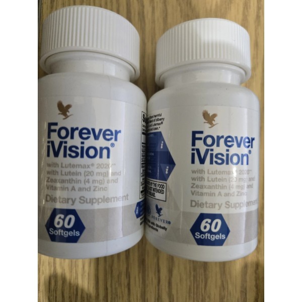 Forever Living 2 bottles Forever iVision (60 softgel)- complete eye