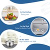 Bestjing Silicone Sink Protectors for Kitchen Sink with Rear Drain