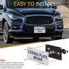No Drill Bumper License Plate Holder Fits Infiniti 2016-up Q50