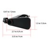 Ruiwaer Black C-Clamp Cantilever Bracket Clamp Holder Desk Lamp Clip