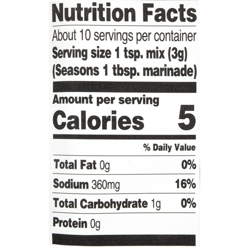 Grill Mates Brazilian Steakhouse 6-1.06 oz packs (New)