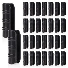 Chargenyang 30 PCS 1 inch Black Plastic Greenhouse Clips Frame Pipe Tube, Garden Buildings Tube Clip, Snap Net Fixed Pipe Clamps for Greenhouse Banner