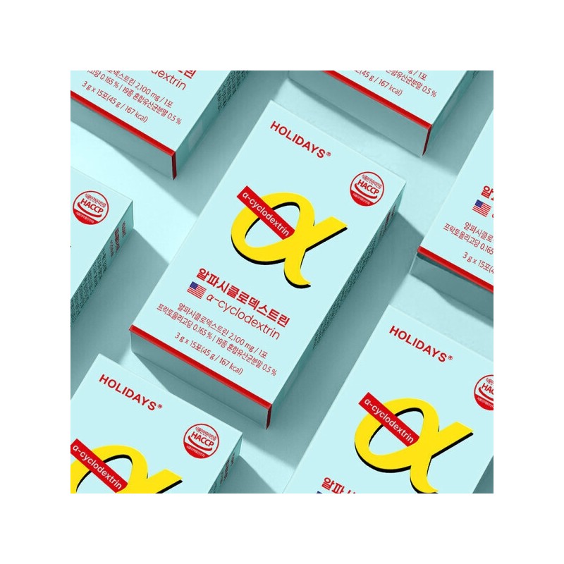 Alpha CD Alpha Cyclodextrin Alpha CD 15 sachets (2 boxes)