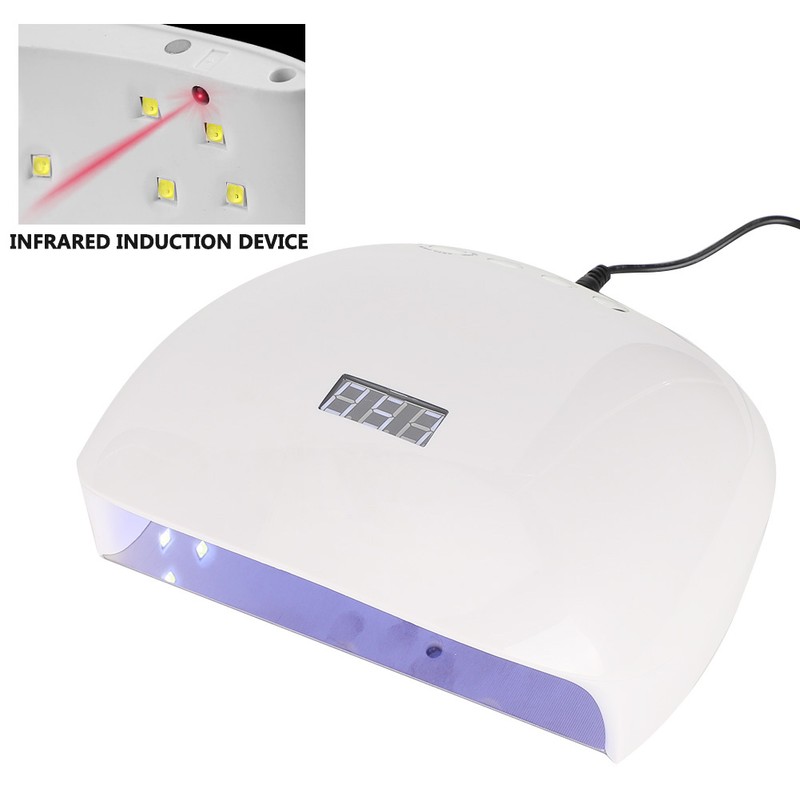48W UV/LED Nail Lamp Nail Gel Polish Dryer Quick Drying