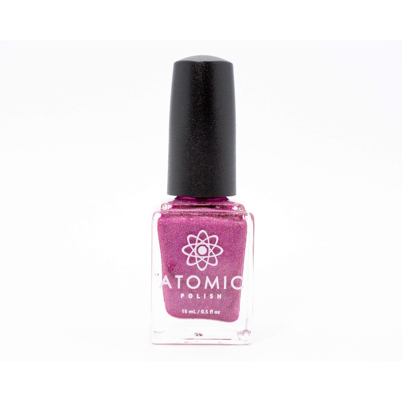 Pink Holographic Nail Polish - Atomic Polish - Cobalt (Co)