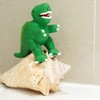 My First T Rex Natural Rubber Green Dinosaur Teether or