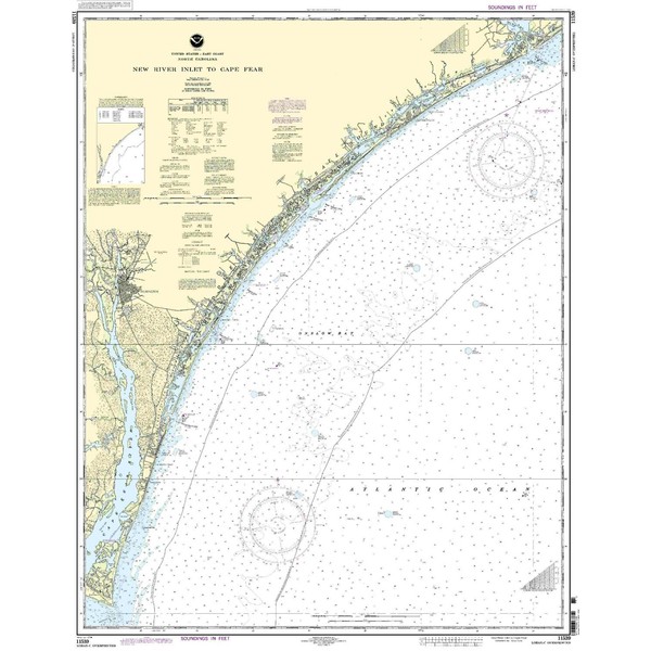 NOAA 11539-New River Inlet to Cape Fear