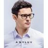 ANYLUV Blue Light Glasses for Men, Computer Gaming Glasses men,