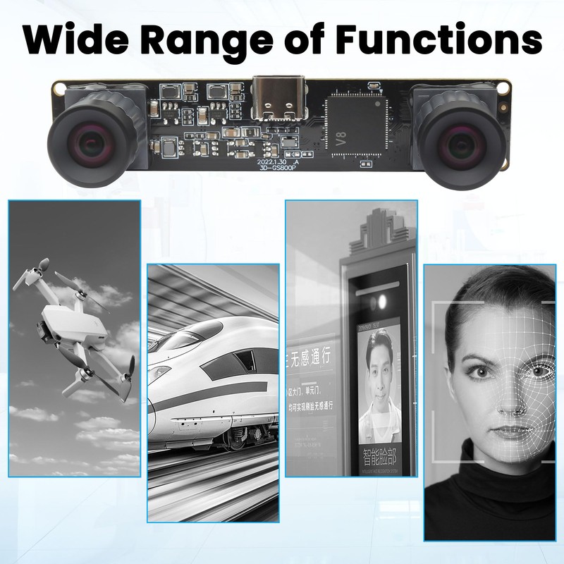 ELPCAM 210fps USB Camera Global Shutter 800P 3D Printer Camera