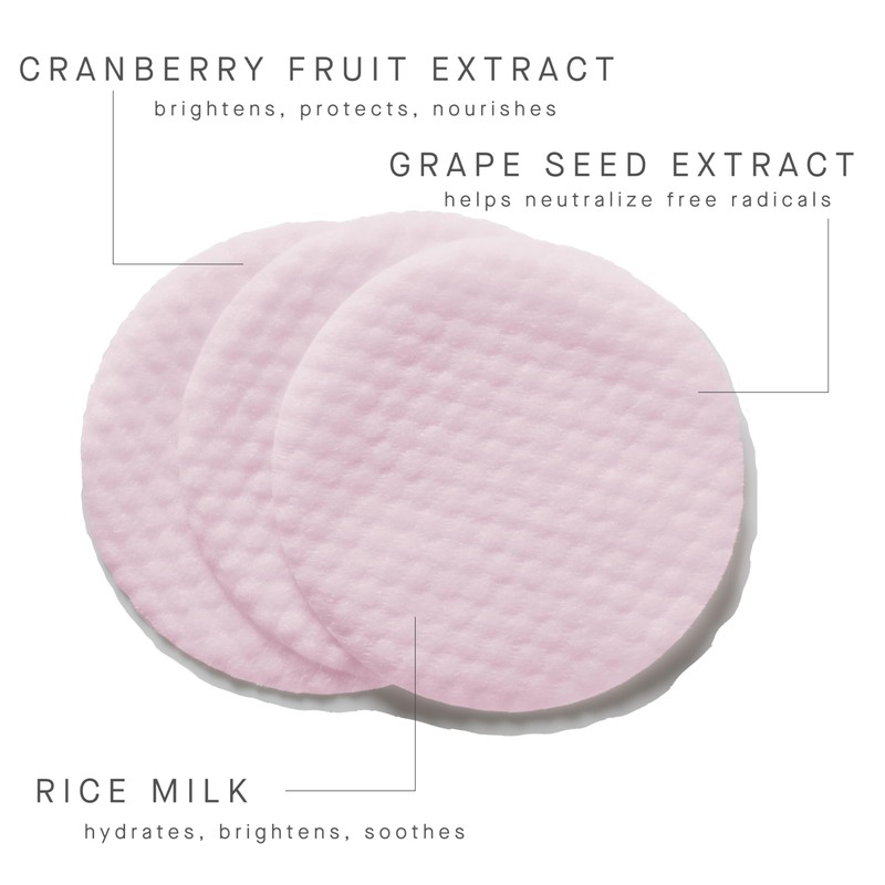 ARCONA Triad Pads - Cold Processed Cranberry and Rice Toner,