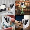 PATIKIL Magazine File Holder Set, 5Pcs Cardboard Foldable Desk File