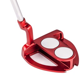 MAZEL Tour GS Men's Golf Putter,Right Handed (2 Ball-Red Grip)