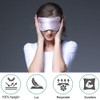 HAKUKU Seda Máscara para Dormir, Comodidad de Seda Suave Ajustable