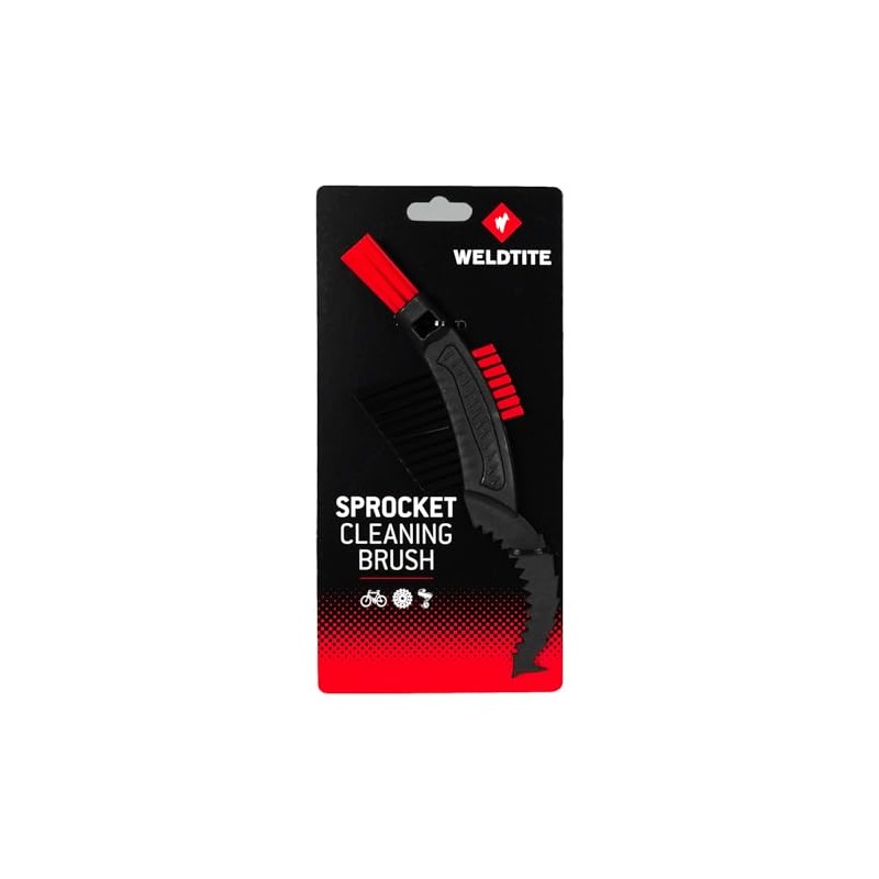 WELDTITE 3 in 1 Sprocket/Cassette Cleaning Brush for Bikes