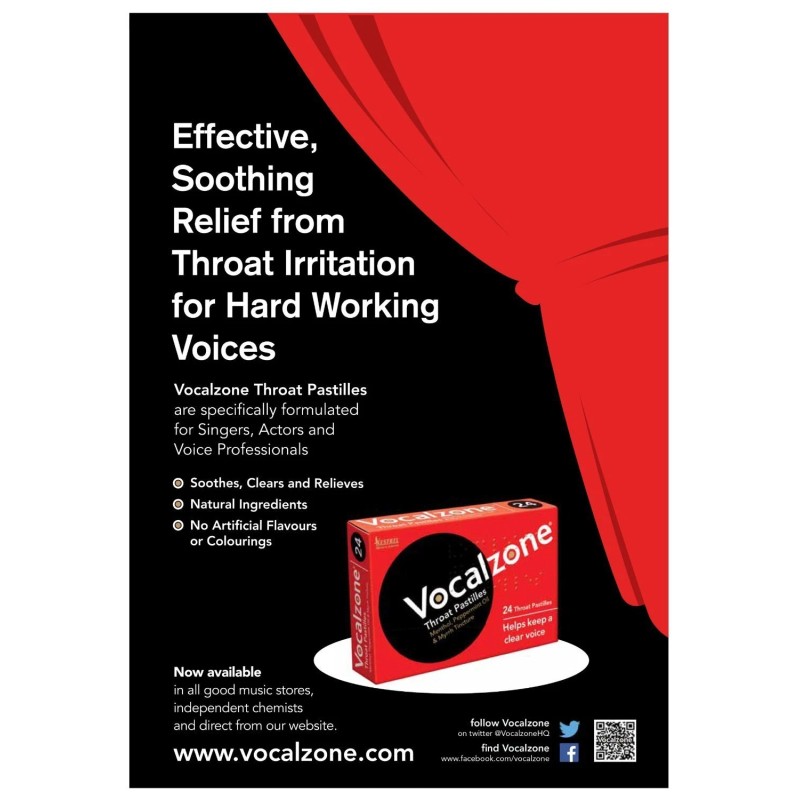 Vocalzone Throat Lozenges Pack of 2 24 Pieces Relief for