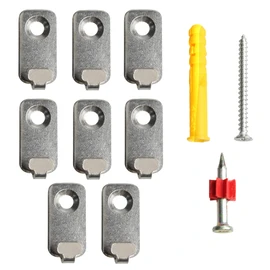 Runseaway 12PCS J-Shape Wall Mount Hooks, Stainless Steel J Hook, Heavy Duty Single Hole Hanger, Mini J Hook for Hanging Mirror Picture Frames, T-Head