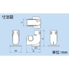 Inaba Denko DL-H13N-G (10) Drain Line Holder, 10 pcs, Gray