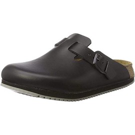 Birkenstock Unisex Single Clog, Black, 10 US Men
