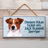 power gift Jack Russell Terrier Pet Sign with Saying and