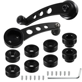Wakauto Window Crank Universal Car Window Crank Aluminium Crank for Car Door Window Crank Puller Bicycle Set Crankcase Splitter Tool Car Doors