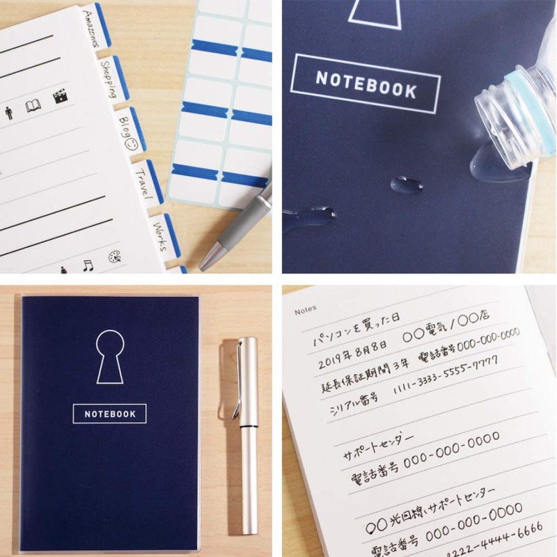 Password Management Notes Secret Answer Password Notes (Navy)