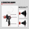 AEROPRO Tools A608 HVLP Air Spray Gun Kit, 1.3mm Nozzle,