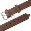 Riparo Brown Leather Dog Collar - Heavy Duty Wide Dog