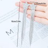 Star Long Tassel Earrings for Women Sparkly Rhinestone Fringe Chandelier