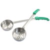 Hordion 4 Pcs Portion Control Serving Spoons Ladle Scoops (Green,