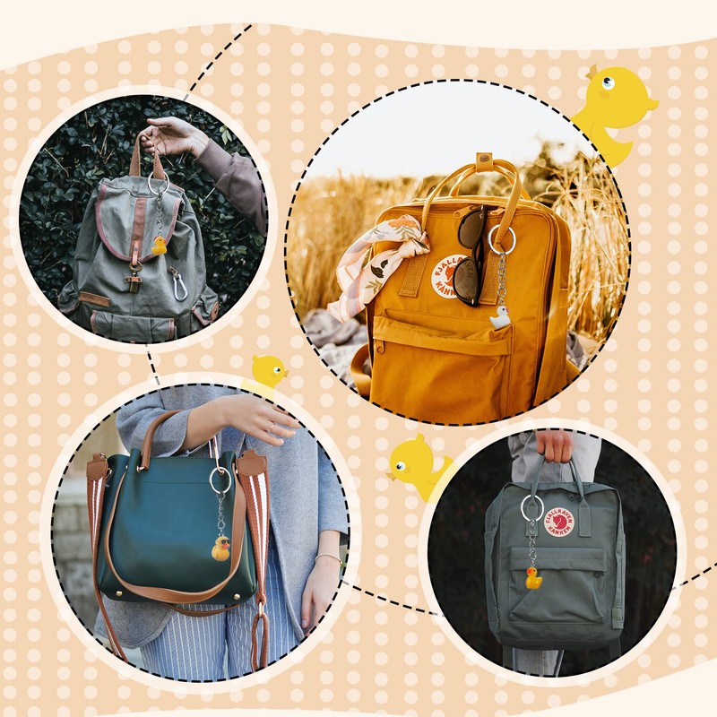 COGCHARGER 20Pcs Resin Duck Charms Mini Duck Charms Pendants Cute