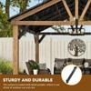 (4-PC) 45 Degree Angle Support Bracket，Pergola Kit Heavy Duty Connectors，Corner