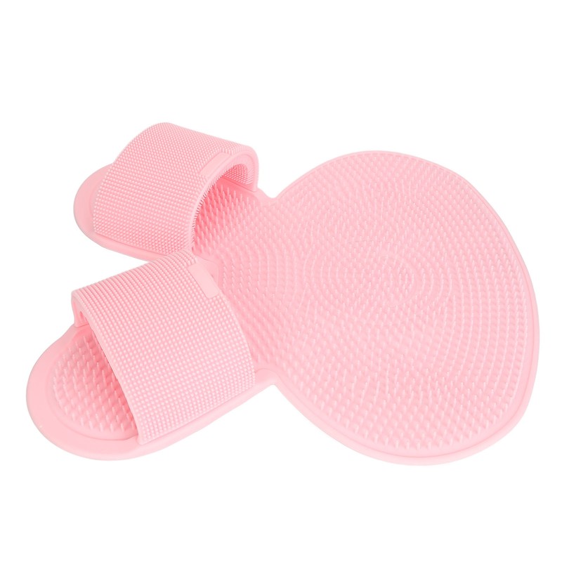 Foot Scrubber Shower Mat with Strong Suction Cups Prevent Slip