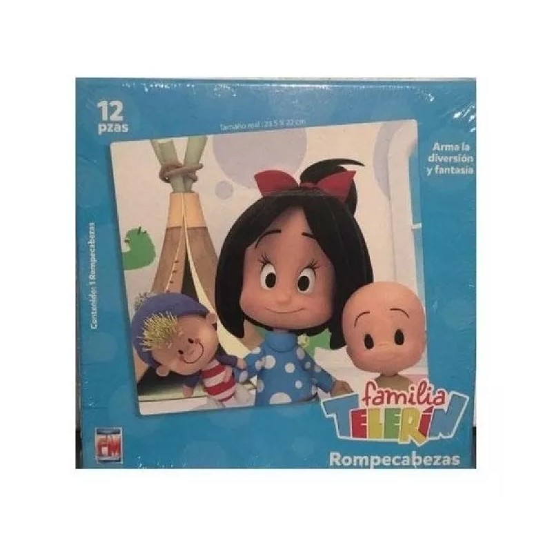 Fotorama 2 Juegos De Mesa Memoria + Rompecabezas Familia Telerín