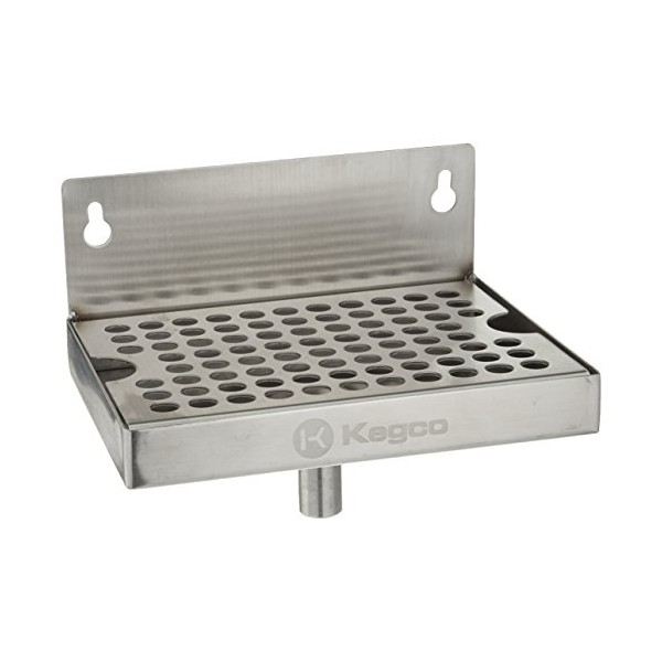 Kegco KC DP-64-D Drip Tray, 6", Stainless Steel