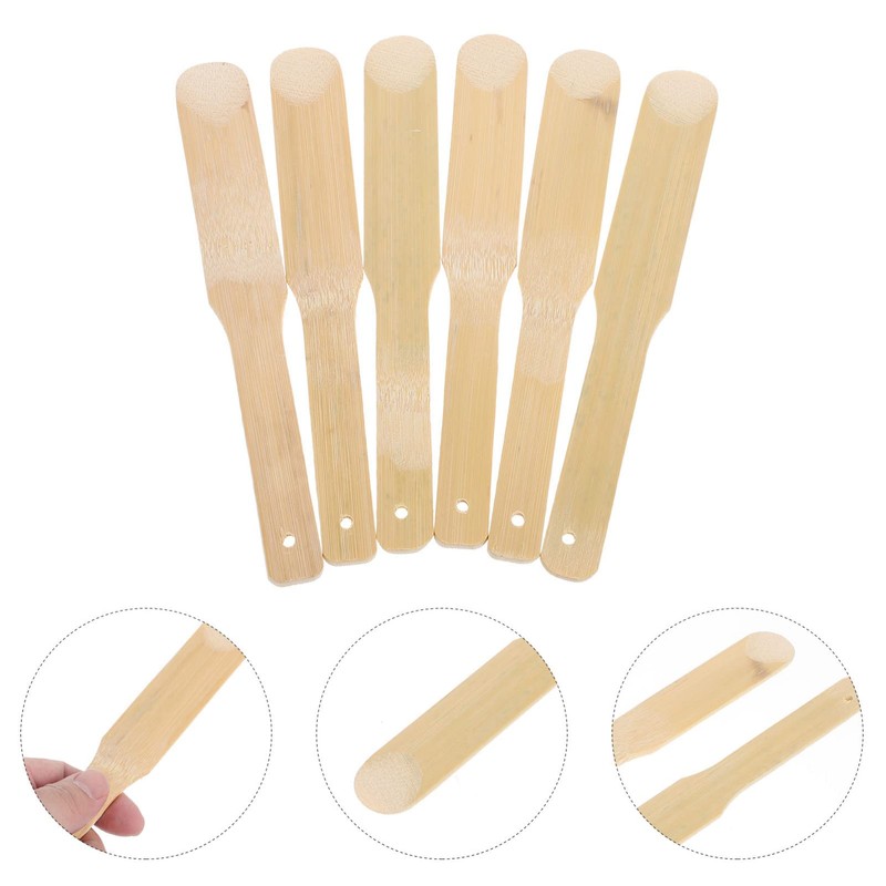 Kichvoe Butter Spreader Bamboo Dumpling Filling Spoon 6pcs Dumpling Making