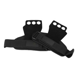 3 Finger Gloves Durable Cowhide Gloves for Men Women Outdoor Sport Daily Training Black M