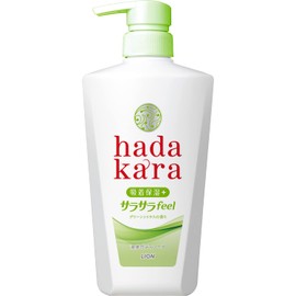 Hadakara Body Soap, Liquid, Green Citrus Scent, Main Unit, 16.2 fl oz (480 ml), Smooth Feel Type Body Soap