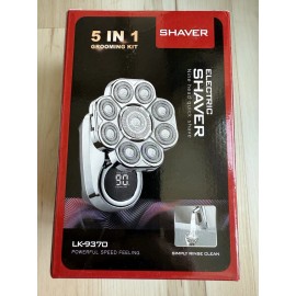 Unbranded NEW - Electric Shaver Nine Heads quick shave 5-in-1 LK-9370 - Silver