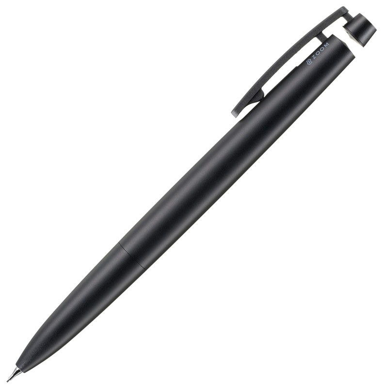 ZOOM C1 Mechanical Pencil, 0.5 mm, Full Black, Stylish, Popular,