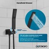 gotonovo Rainfall Bathroom Shower System Rain Shower Head and Handle