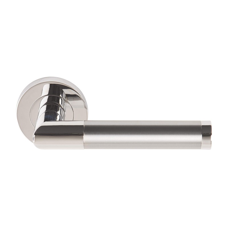 Excel DH3675 Athena Passage Door Handles on Round Rose, Duel